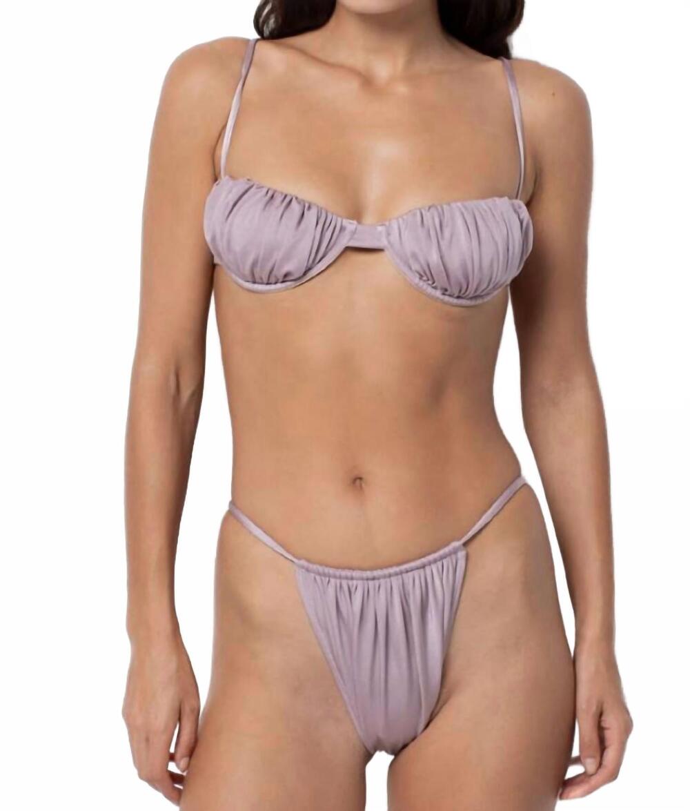NEW BELLE ANNA sakina bikini top in pale purple